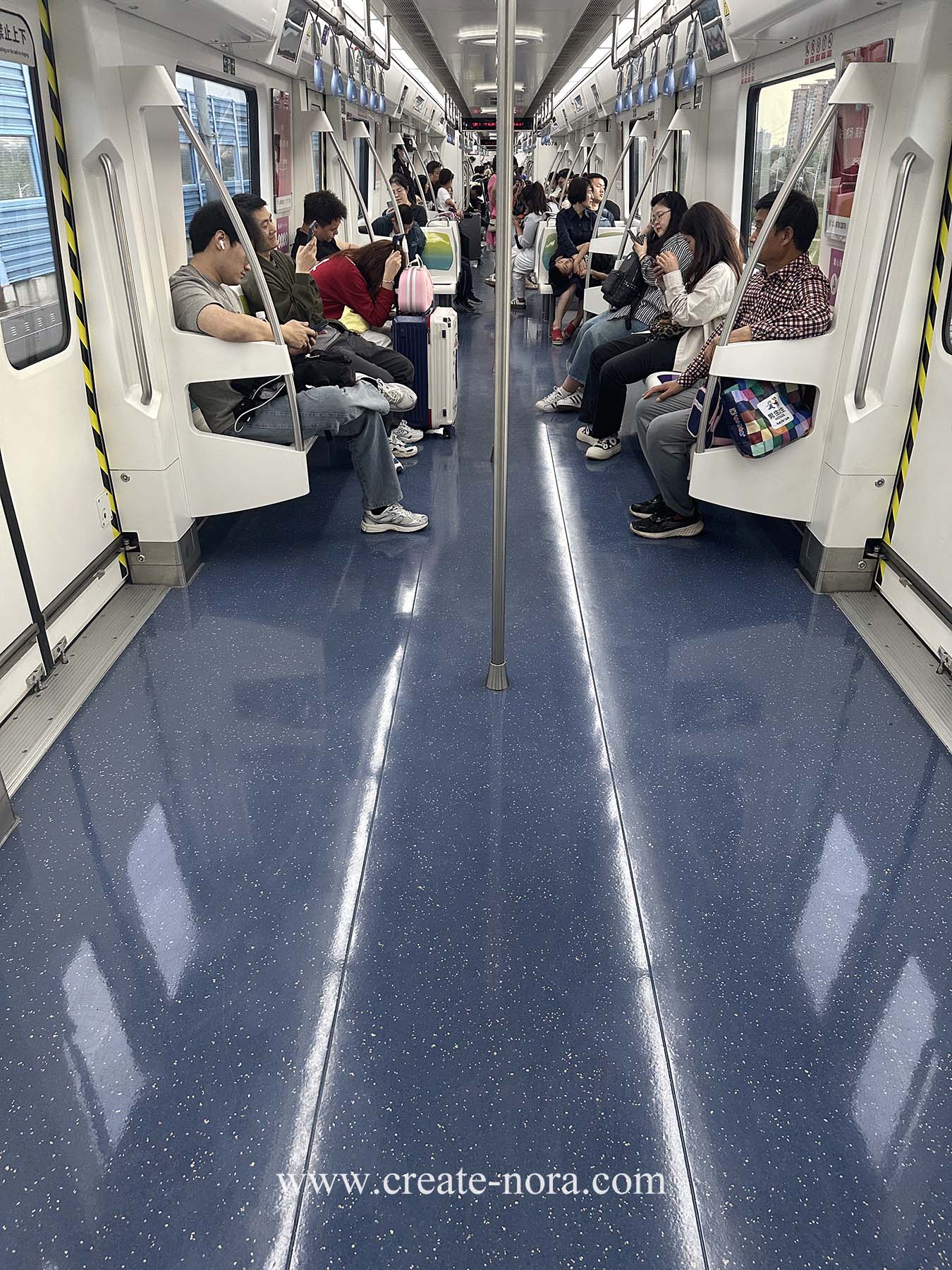 the photo of nora rubber flooring in Xian Metro 2